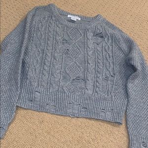 Distressed Nordstrom Rack sweater